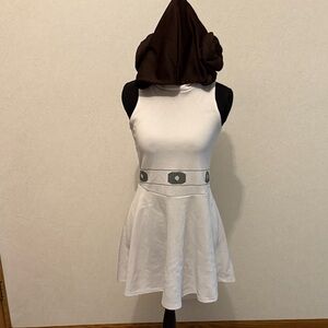SUMMERWEEN! Princess Leia White Midi Dress